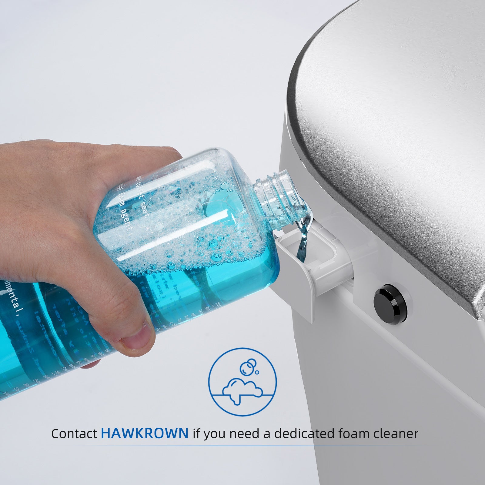Smart Toilet, Bidet Toilet with Pump Assisted Flush, Foot Sensor Operation, Heated Bidet Seat, Warm Water, Dryer, Digital Display, Night Light, Tankless Toilet with Cleaning Foam Dispenser
