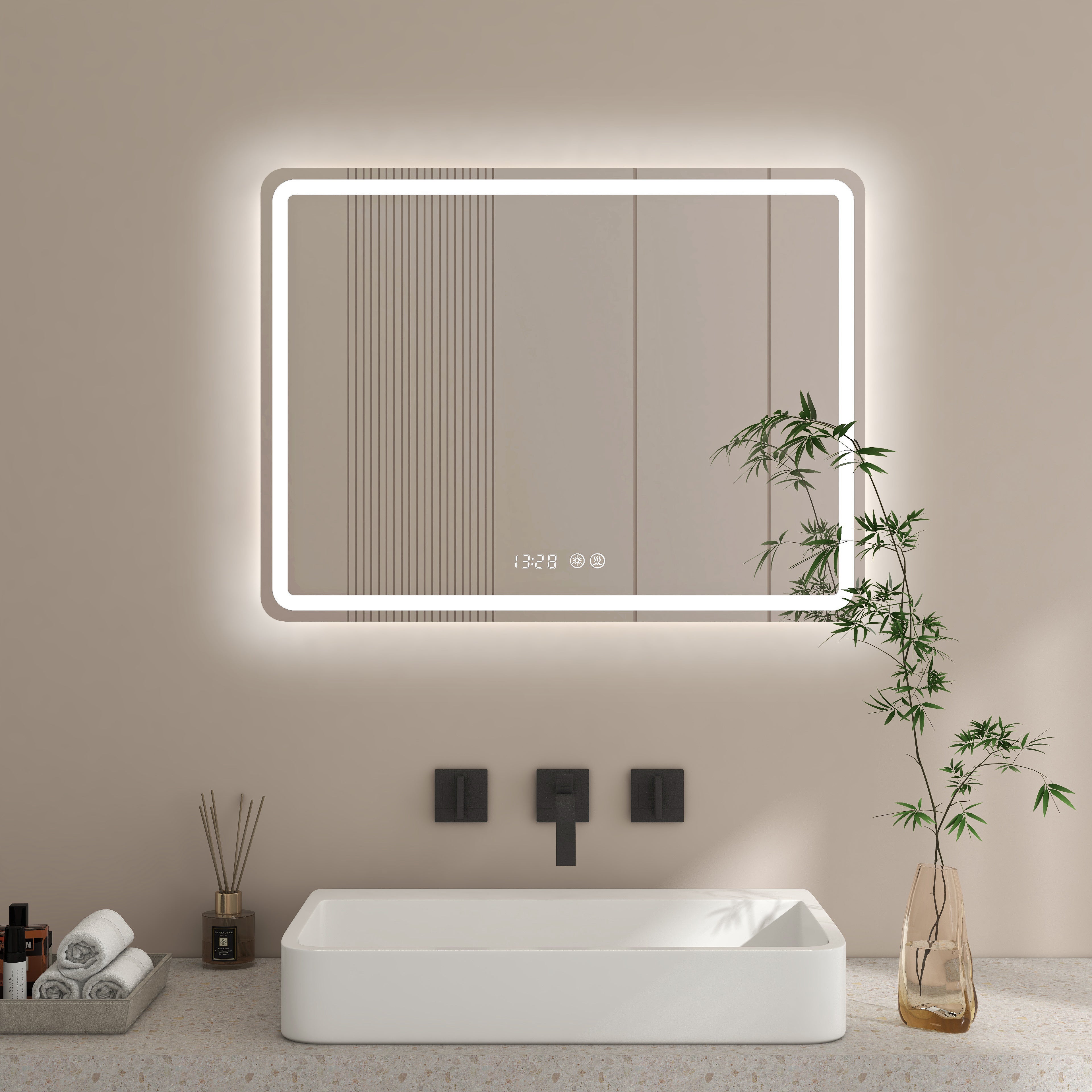 Hawkrown Rectangular Smart Mirror 02